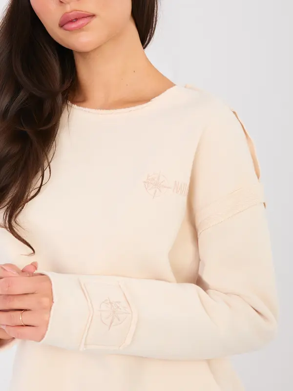 Factory Price Светлобежов суичър с качулка