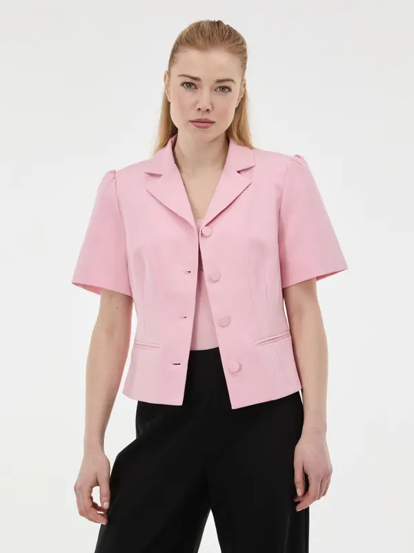 Orsay Светлорозово яке с къс ръкав ORSAY