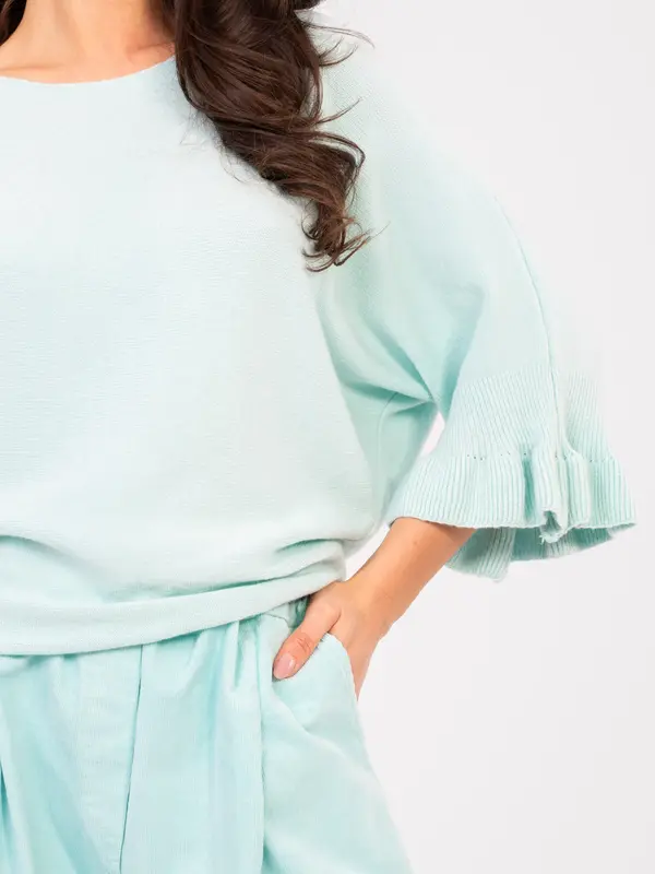 Italy Moda Светлосин пуловер