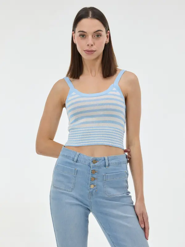 Orsay Светлосин раиран дамски потник ORSAY