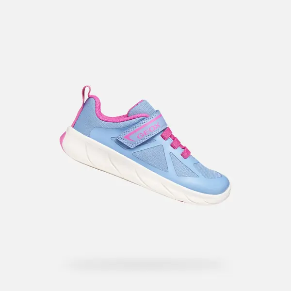 GEOX Светлосини кецове Geox Foot-run за момичета