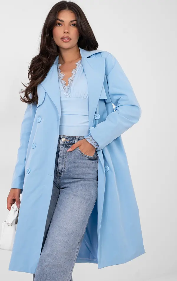 RUE PARIS Светлосиньо палто