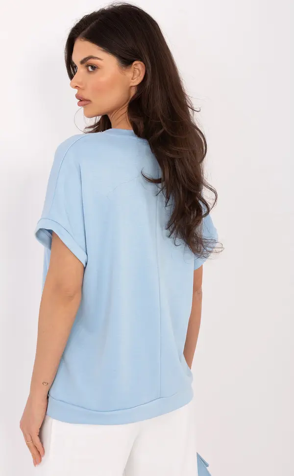 RUE PARIS Светлосиня блуза RUE PARIS