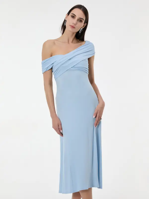 Orsay Светлосиня дамска макси рокля ORSAY