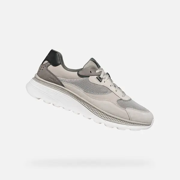 GEOX Светлосиви мъжки маратонки Geox Spherica Actif X1