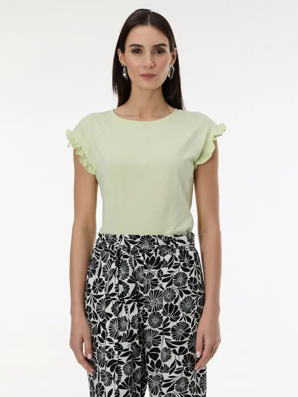 Orsay Светлозелена дамска тениска ORSAY