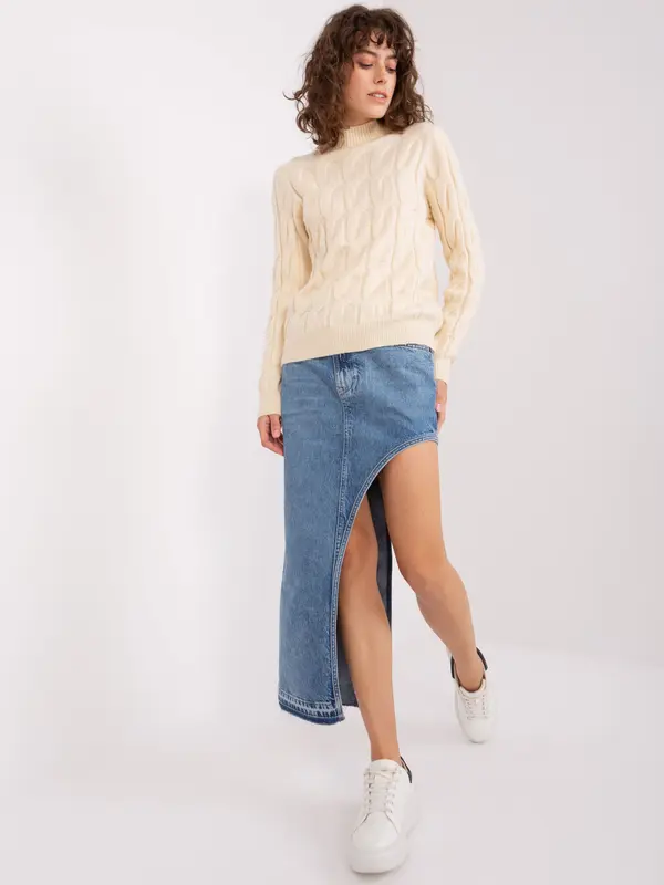 Wool Fashion Italia Sweater-AT-SW-2235.00P-light beige