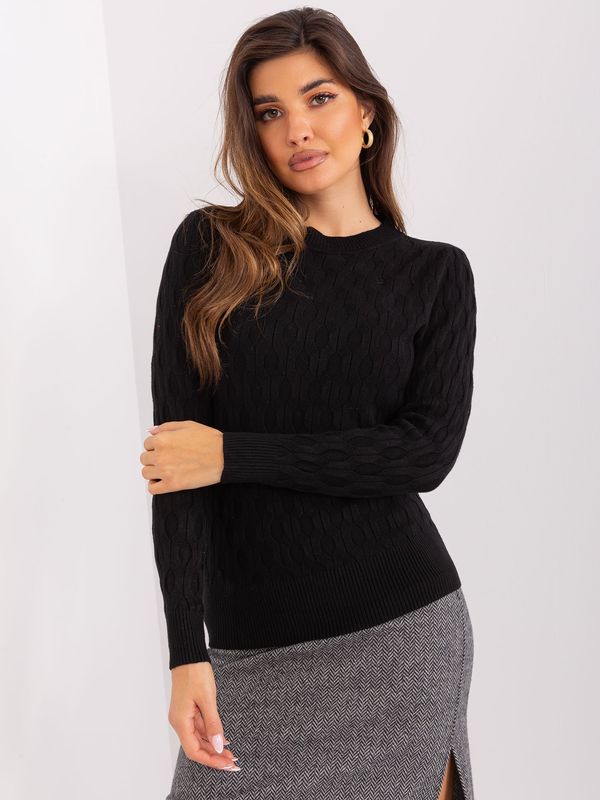 Wool Fashion Italia Sweater-AT-SW-2324-2.68-black