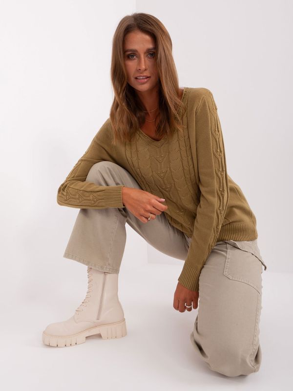 Wool Fashion Italia Sweater-AT-SW-2329.98P-olive