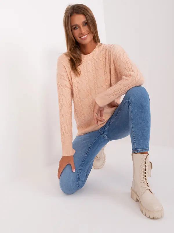 Wool Fashion Italia Sweater-AT-SW-2335.27-peach