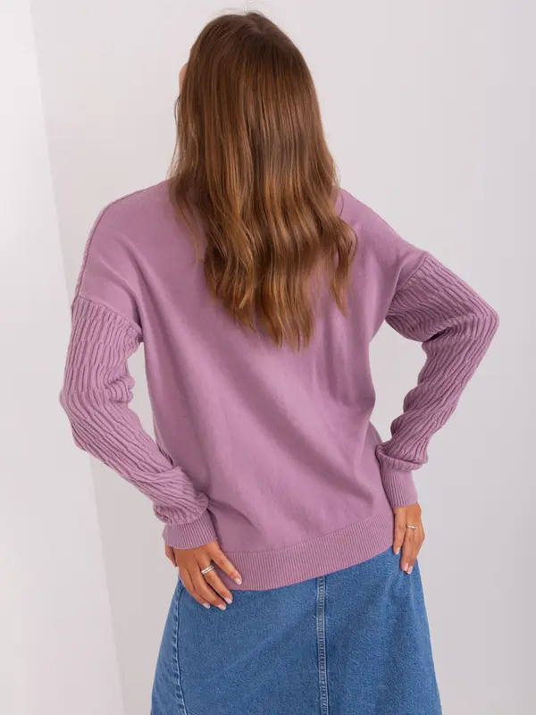 Wool Fashion Italia Sweater-AT-SW-2338.14P-Light Purple