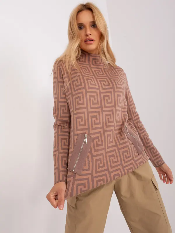 Wool Fashion Italia Sweater-AT-SW-2341.00P-light brown