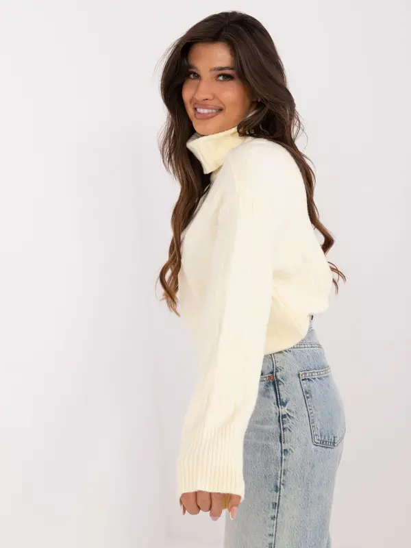 Wool Fashion Italia Sweater-AT-SW-2342-1.35-Light Yellow
