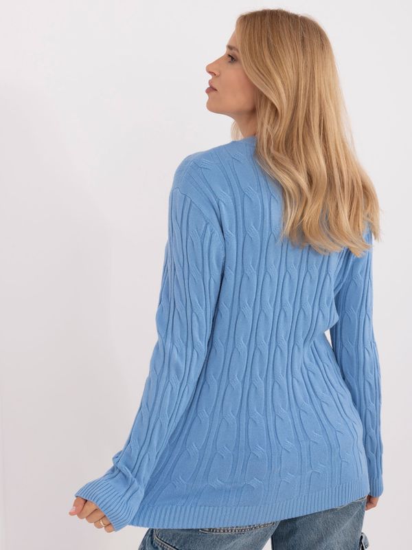 Wool Fashion Italia Sweater-AT-SW-2343.88-Blue