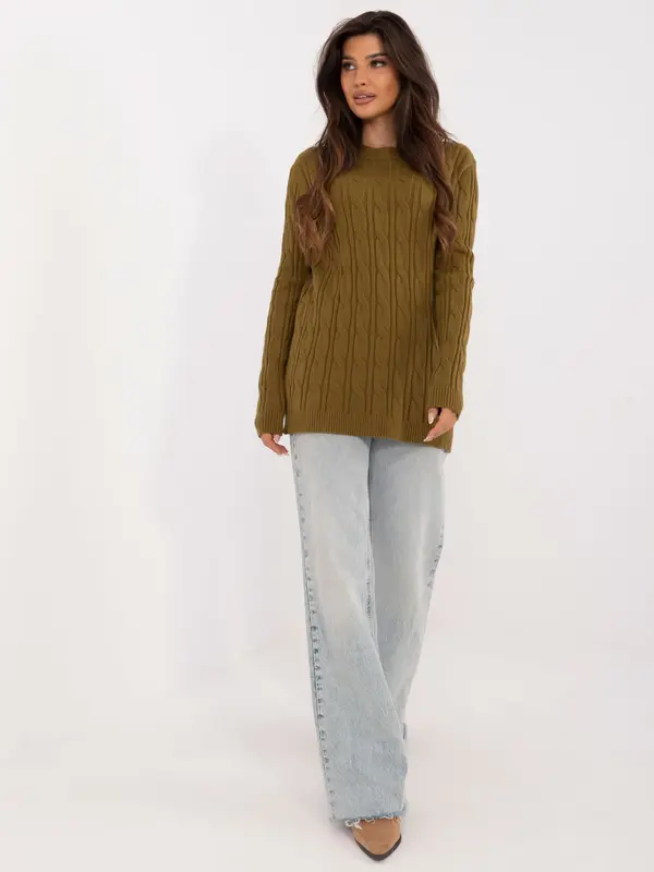 Wool Fashion Italia Sweater-AT-SW-2343.88-olive