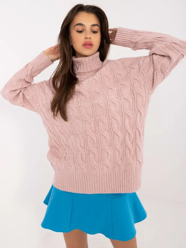 Wool Fashion Italia Sweater-AT-SW-23445.00-light pink