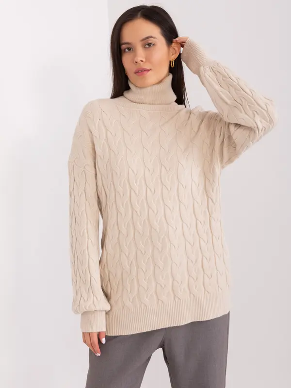 Wool Fashion Italia Sweater-AT-SW-2348.07-light beige