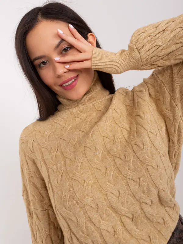 Wool Fashion Italia Sweater-AT-SW-2348.95-camel