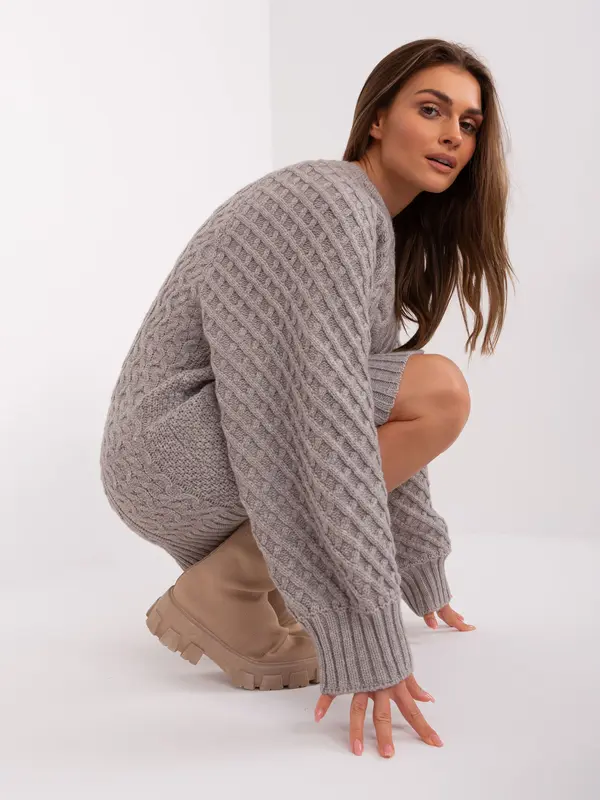 Wool Fashion Italia Sweater-AT-SW-2367-2.64P-gray
