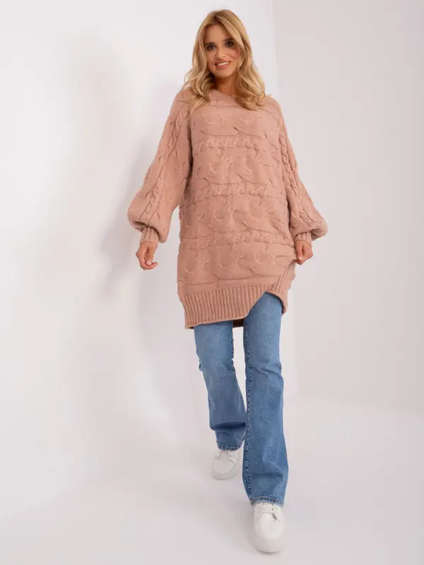 Wool Fashion Italia Sweater-AT-SW-2367.76P-dark pink