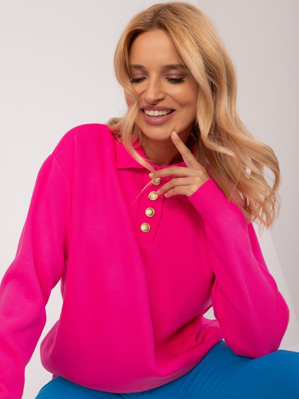 BADU Sweater-BA-SW-1493.43-fluo pink