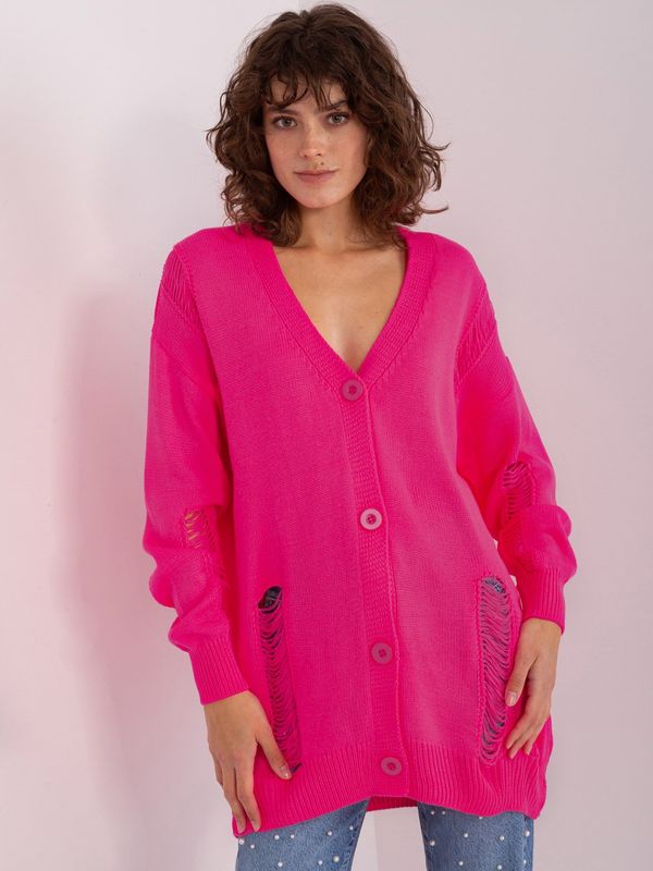 BADU Sweater-BA-SW-8042-1.23-fluo pink