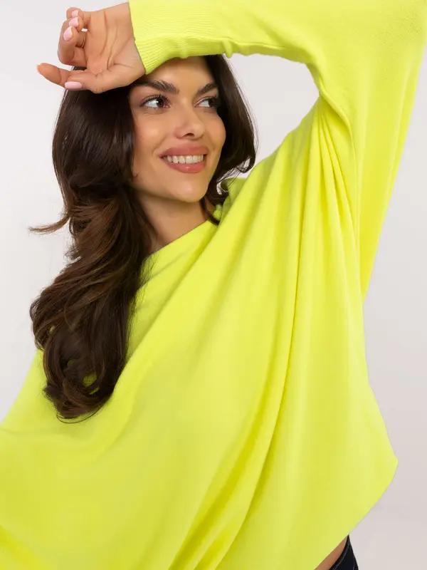 Italy Moda Sweater-DHJ-SW-8862.91-fluo yellow