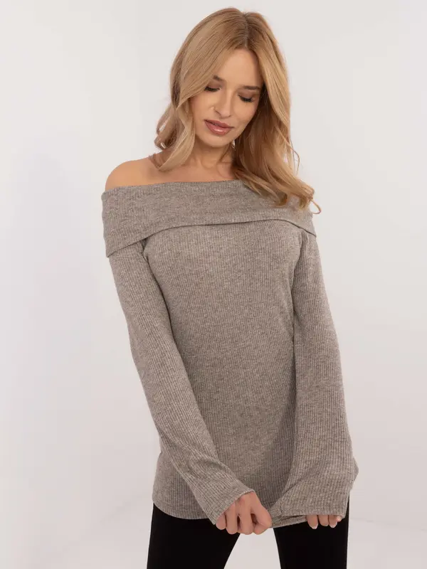 Italy Moda Sweater-DHJ-SW-A2449.33-dark beige