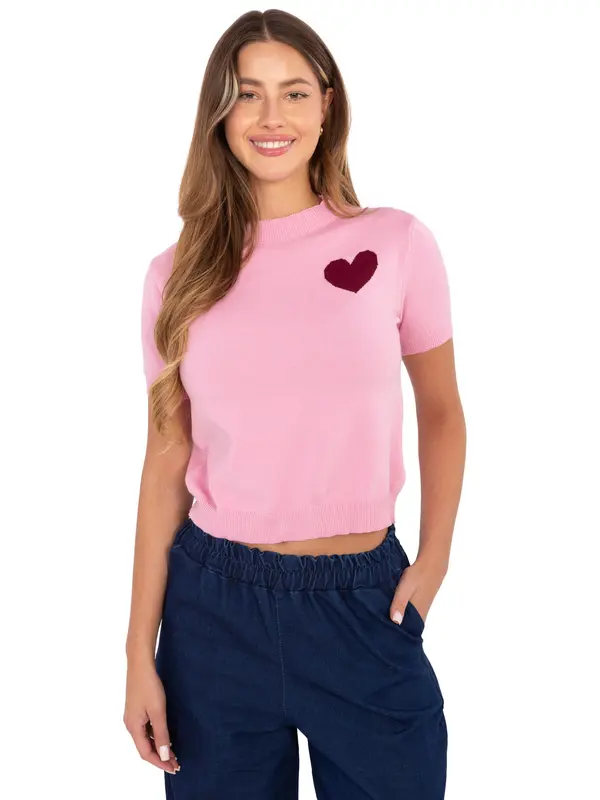 Factory Price Sweater-IT-SW-93007.26-pink