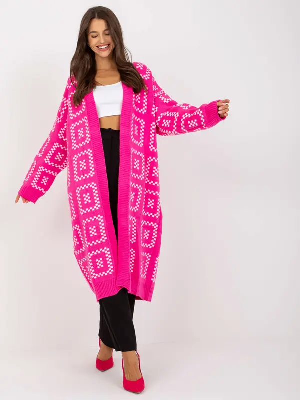 RUE PARIS Sweater-LC-SW-0296.08P-fluo pink