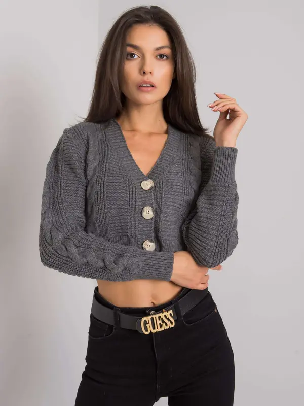 RUE PARIS Sweater-LC-SW-A4.40X-Dark Grey