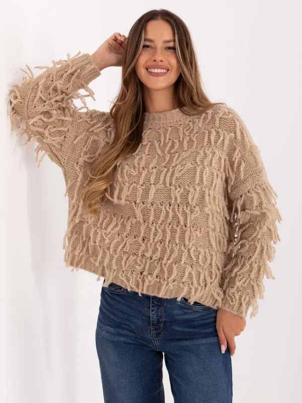 RUE PARIS Sweater-MI-SW-2008.86-beige