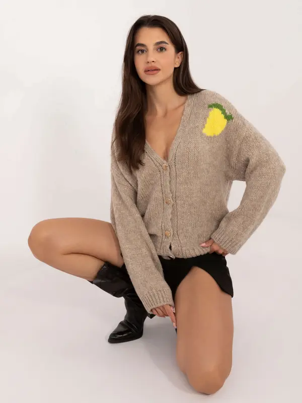 Italy Moda Sweater-MI-SW-2108.92-beige