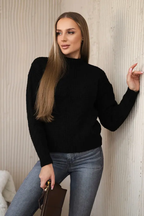 Kesi Sweater over the head black