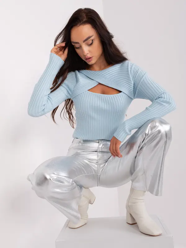 P-M Sweater-PM-SW-PM1082.03X-Light Blue