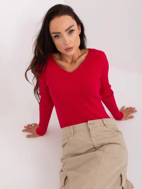 P-M Sweater-PM-SW-PM1088.25-red