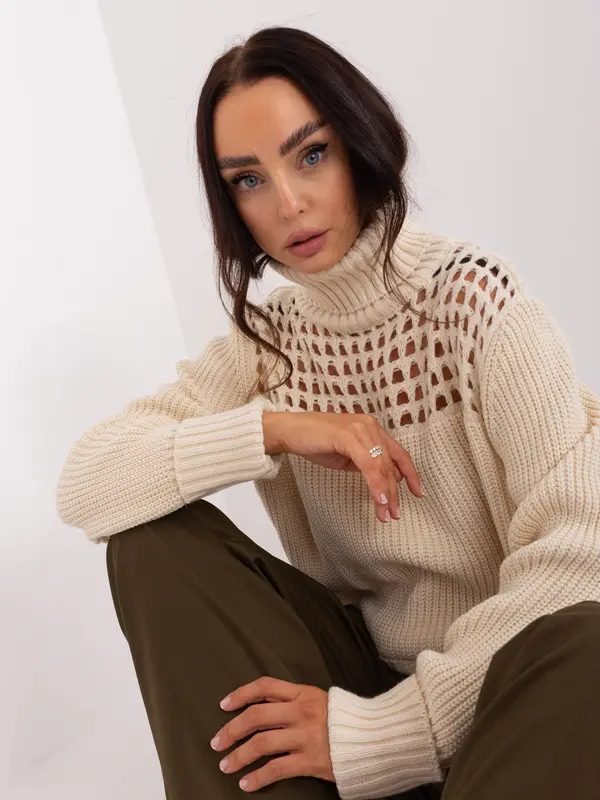 Factory Price Sweater-TO-SW-1909.11X-light beige