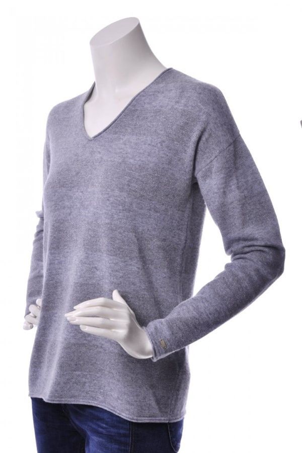 Tommy Hilfiger Sweater - Tommy Hilfiger FARANI LUREX STP SWR grey