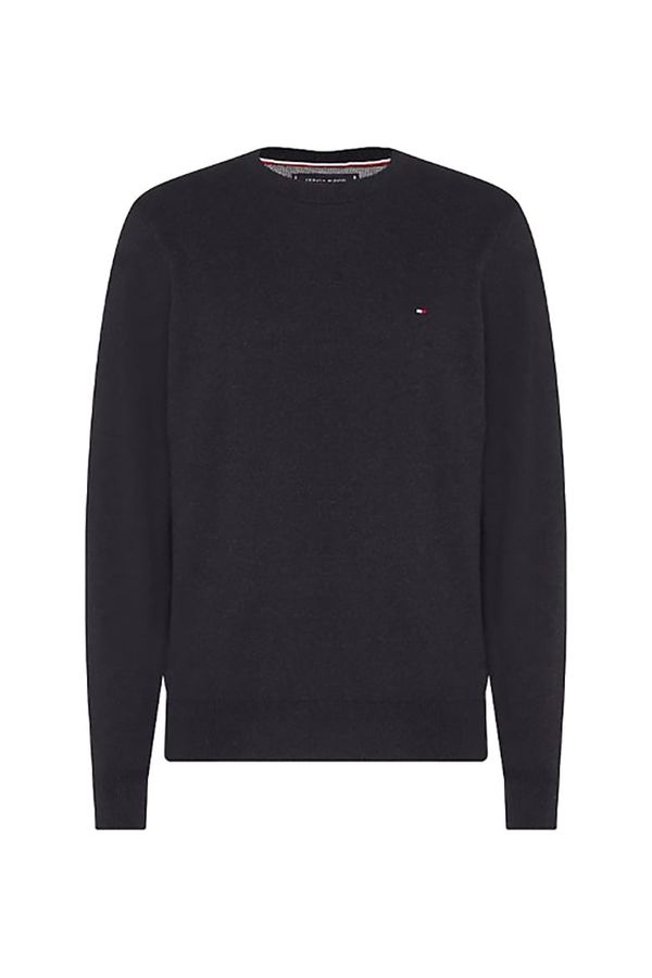 Tommy Hilfiger Sweater - Tommy Hilfiger PIMA COTTON CASHMERE CREW NECK black