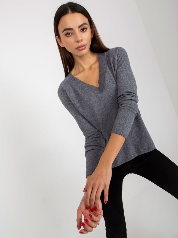 COCO ANGELO Sweater-VI-SW-20295.30P-dark grey
