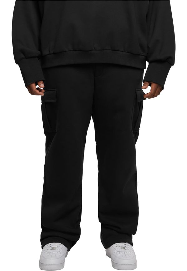UC Men Sweatpants Heavy Straight Leg Cargo Black