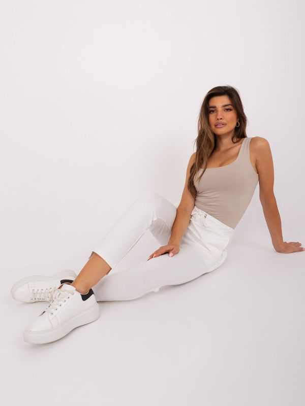 RELEVANCE Sweatpants-RV-DR-8370-1.57P-ecru