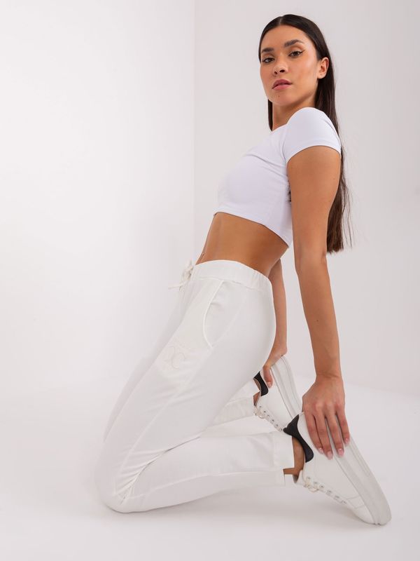 RELEVANCE Sweatpants-RV-DR-9249.34P-ecru