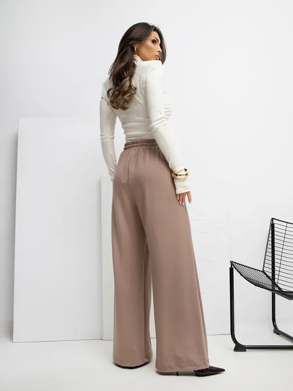 RUE PARIS Sweatpants-RV-DR-A1061.80-dark beige