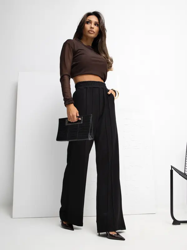 RUE PARIS Sweatpants-RV-DR-A1062.48-black