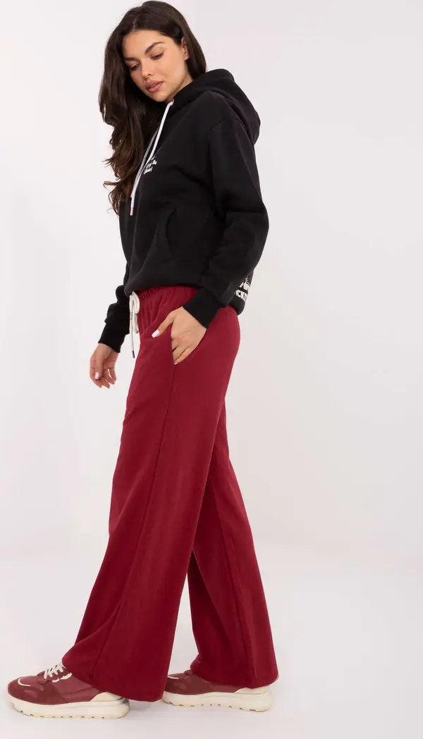 RELEVANCE Sweatpants-RV-DR-A590.08-burgundy