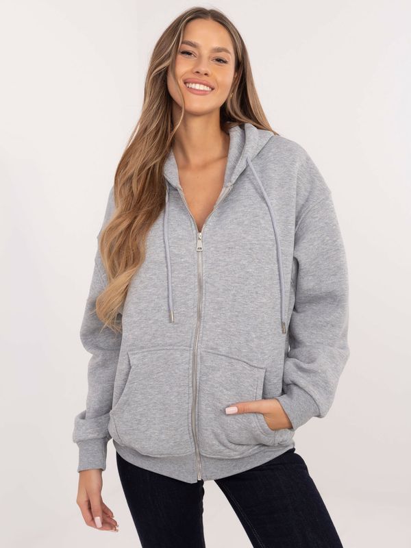 Calimera Sweatshirt-CLM-BL-1044.19-melange gray