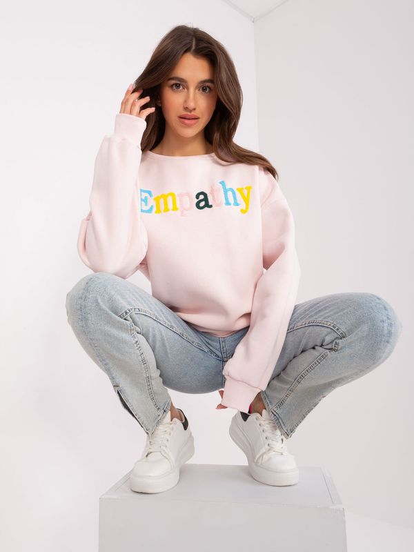 Wow Donna Sweatshirt-EM-BL-617-12.04-light pink
