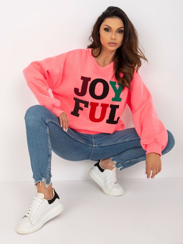 My Red Lips Sweatshirt-EM-BL-617-5.00X-fluo pink