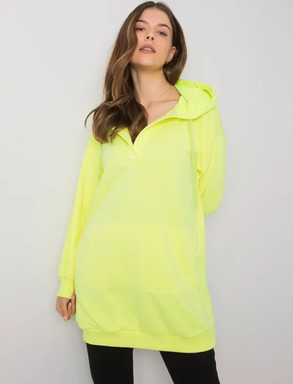 ex moda Sweatshirt-EM-BL-ES-21-528.12X-fluo yellow